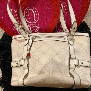 Nine West white purse.